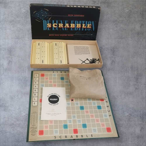 Vintage scrabble deluxe - vintage,