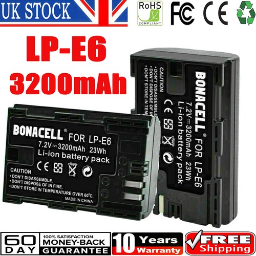 2pack 3200mah battery - 3200mah, lp-e6