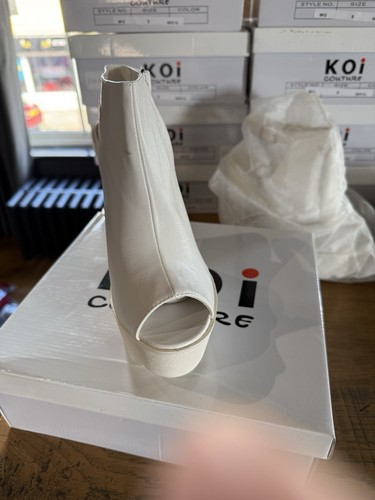 Koi couture white - white, chunky