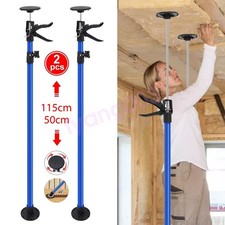 2X 50-115CM ADJUSTABLE DRYWALL PLASTERBOARD BUILDER CEILING SUPPORT EASY PROPS