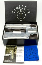 Timeless Razor 4 Piece Stainless Steel Master Set - Boxed - Made in USA - MINT