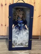 Collector's Choice Genuine Fine Bisque Porcelain Doll Limited Edition With Stand