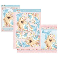 Hunkydory Home Tweet Home B Spring Deco Large Decoupage Card Kit P&P Discount ed