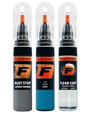 for TOYOTA 8W9 CYAN SPLASH TOUCH UP PAINT Pen Kit Scratch Repair Set