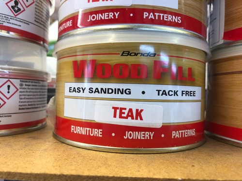 Wood filler teak 500g - teak, 2