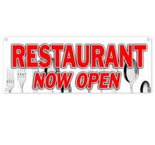 RESTAURANT NOW OPEN CLEARANCE