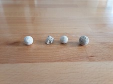 Pistol and Brown Bess lead Balls from the Battle of Waterloo 18th June 1815