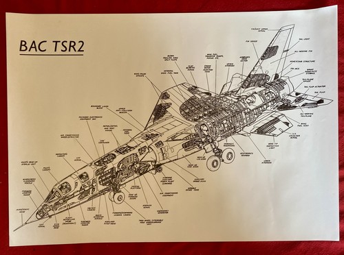 Bac tsr2 aircraft poster - bac,