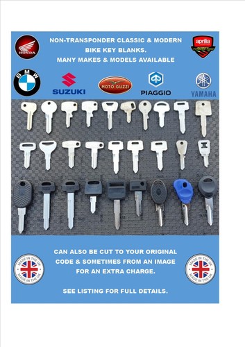 Motorbike key blanks - motorbike,