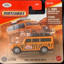 Matchbox Cars 2025  LAND ROVER GEN 2 1966 SAFARI PARK  NEW on Short Card