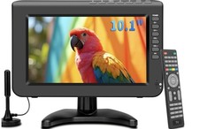 High Definition 10.1-Inch Portable TV with Freeview - Perfect for Mini Bedrooms