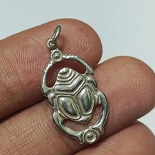 800 Silver Scarab Pendant