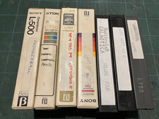 7x Betamax Tapes, old tv recordings Battlestar Dad's Army MOLD require cleaning