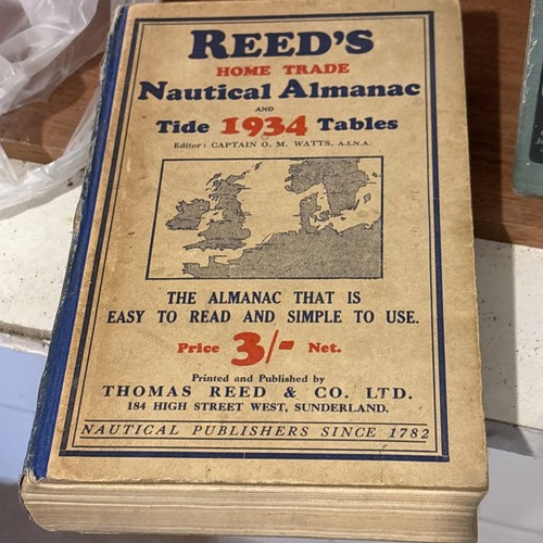 Vintage reeds nautical almanac - nautical,