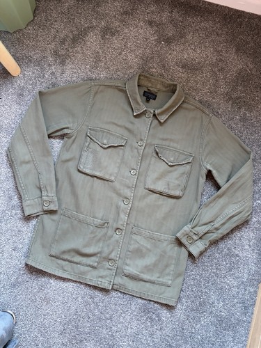 Topshop khaki utility jacket - topshop,
