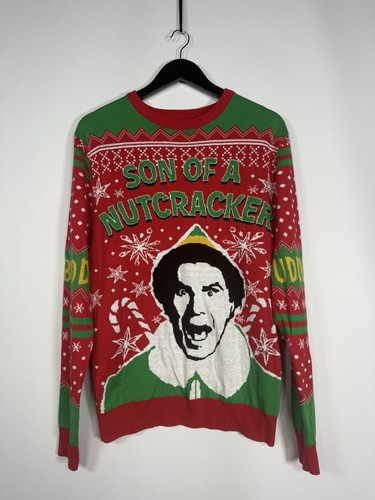 Elf christmas jumper medium - christmas,