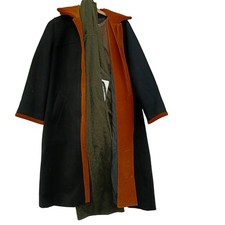 Cosplay Costume Brown Black One Size Blended Fabric Unisex Medieval Preloved 