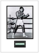 Muhammad Ali Autograph Display