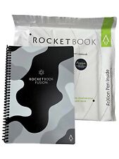 Rocketbook FUSION Executive Reusable Notebook A4/A5 Smart App Eco friendly READ