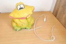 Vintage Blow Mould Frog Garden Light Lamp UNTESTED / NEEDS TLC 12.5" Inch