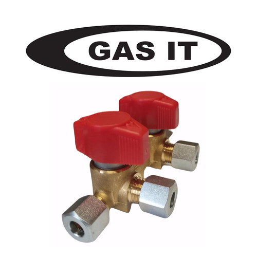 Gas way manifold 8mm - gas,