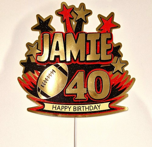 Birthday cake topper sport - cake,