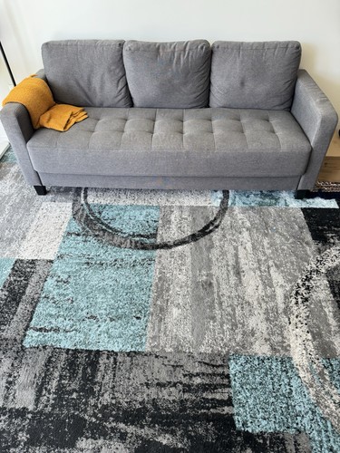 Zinus gray seat sofa solid - zinus, 3-seat