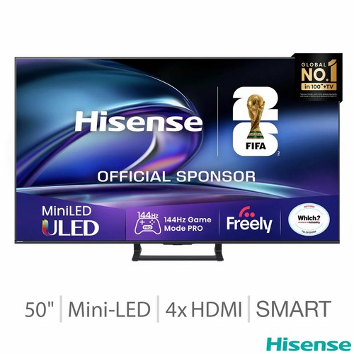 Hisense 50e8qtuk mini - 55", led