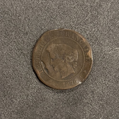 France centimes 1876 - 10,