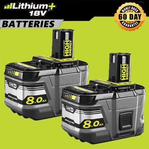 18v 0ah lithium - 2x, 8.0ah
