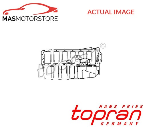 Engine oil pan sump topran - engine, 110