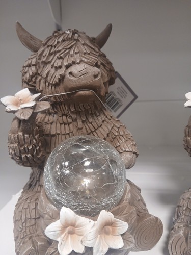 Highland cow resin - resin, garden