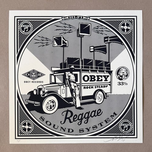 Shepard fairey reggae sound - fairey,