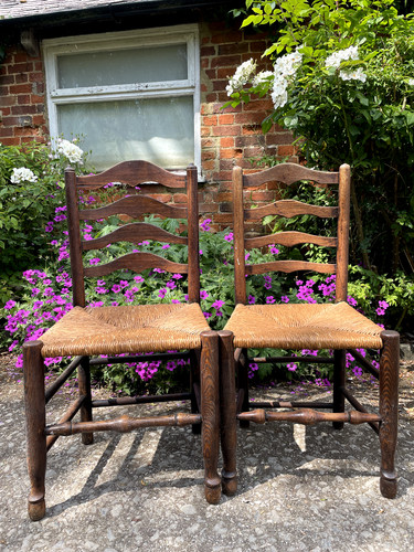 Antique chair set - antique,