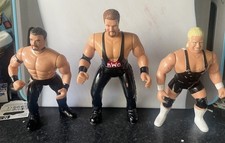 OSFTM Wcw Figure Bundle 1998 X3 - Buff Bagwell, Kevin Nash & Curt Hennig