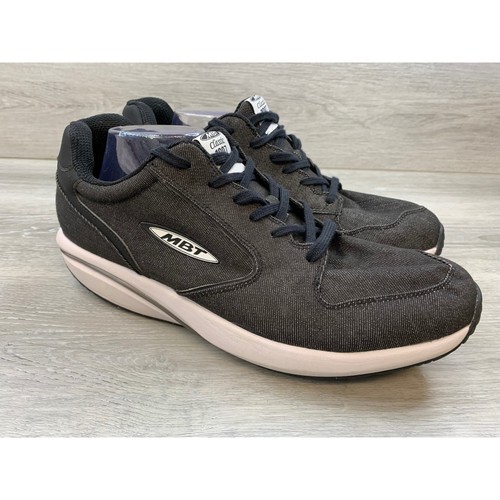 Mbt men sneakers black denim - black,