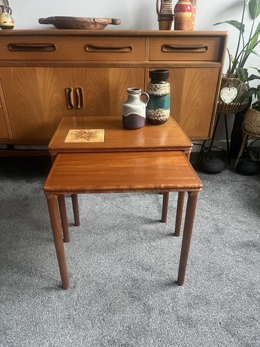 Vintage teak coffee table - teak, nest