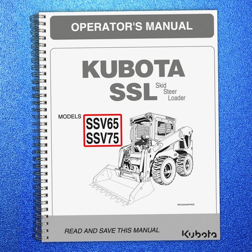 Kubota skid steer - steer, ssv65