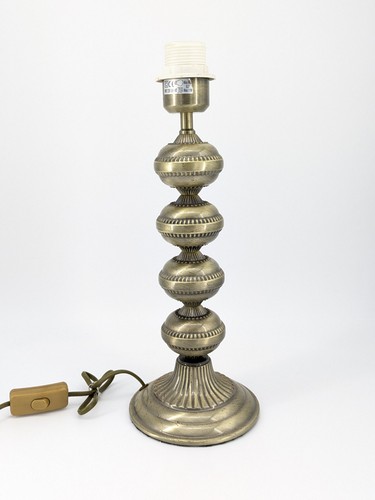 Vintage brass table lamp - table,