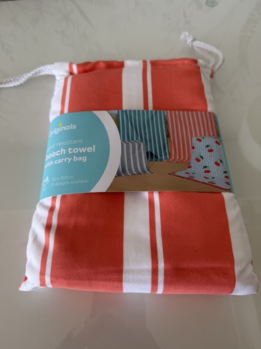 Sand resistant beach towel - sand,