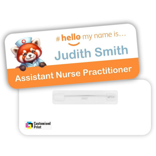 Hello name badge student - hello,