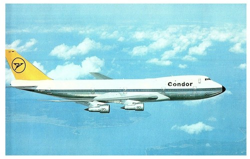 Condor jumbo jet boeing 747 - jumbo,