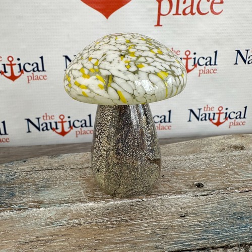 Glass mushroom figurine - mushroom,