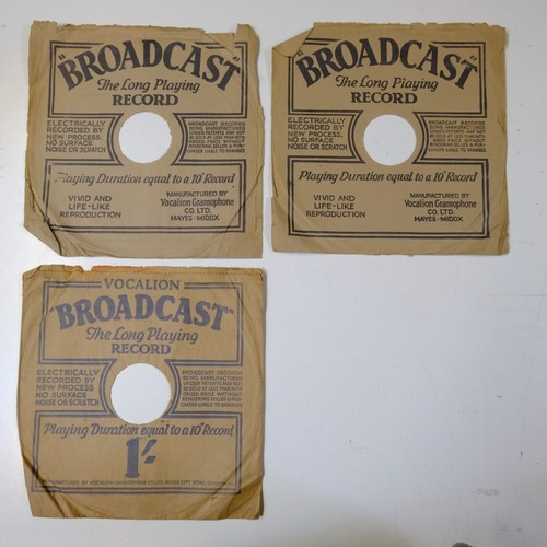 78 gramophone record - 3x, 9"