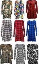 Women Ladies Long Sleeve Swing