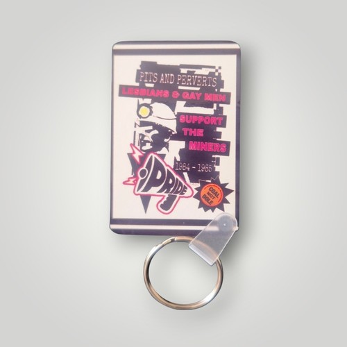 Miners strike pride keyring - miners,