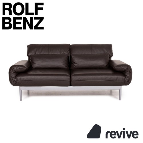 Rolf benz plura leather sofa - benz,