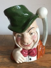 Vintage Mr Micawber Toby Jug Hand Painted by Artone Made in England 12.5cm VGC