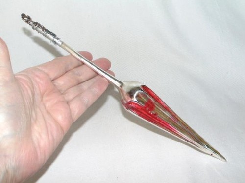 Antique mercury glass large - mercury,