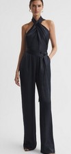 Reiss Satin Jumpsuit … Size 14 BNWT